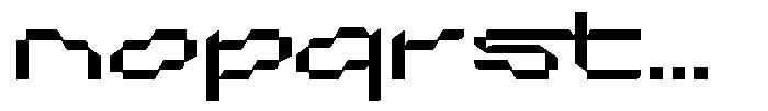 Baypass Font LOWERCASE