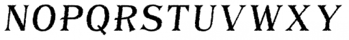 Bayside Tavern Fill Italic Font UPPERCASE