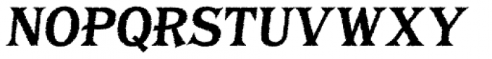 Bayside Tavern Plain Bold Italic Font UPPERCASE