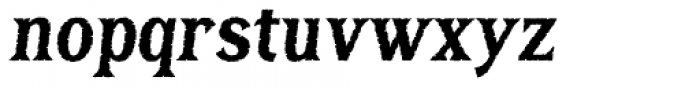 Bayside Tavern X Plain Bold Italic Font LOWERCASE