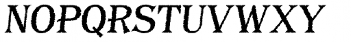 Bayside Tavern X Plain Italic Font UPPERCASE