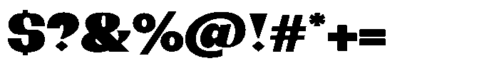 Baze Black Font OTHER CHARS