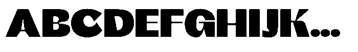 Baze Black Font UPPERCASE