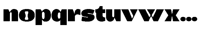 Baze Black Font LOWERCASE