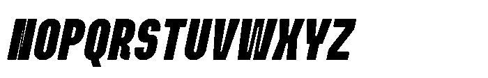 Bazig Bold Italic Font UPPERCASE