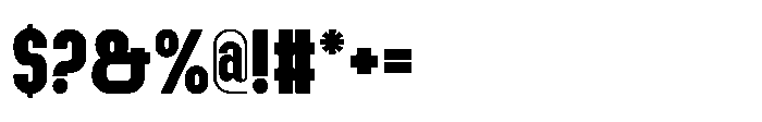 Bazig Bold Font OTHER CHARS