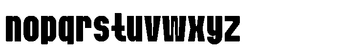 Bazig Bold Font LOWERCASE