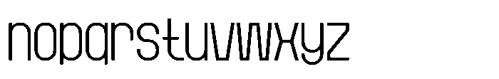Bazig Light Font LOWERCASE
