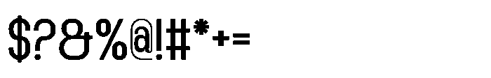 Bazig Regular Font OTHER CHARS