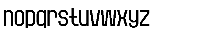 Bazig Regular Font LOWERCASE