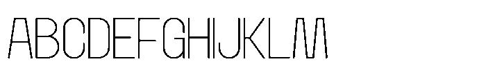 Bazig Thin Font UPPERCASE