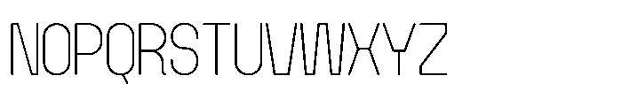 Bazig Thin Font UPPERCASE