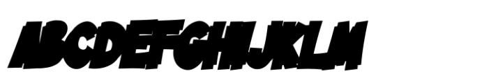 Bazinga Comic Shadow Left Italic FONT