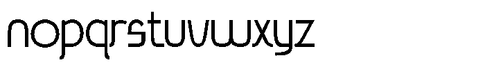 Bazirah Font LOWERCASE