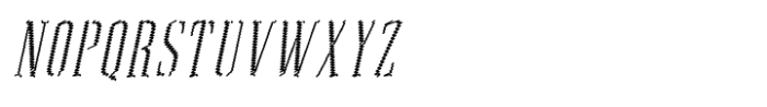Bazza Expanded Italic Scribble Font UPPERCASE