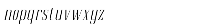 Bazza Expanded Italic Font LOWERCASE