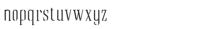 Bazza Expanded Scribble Font LOWERCASE