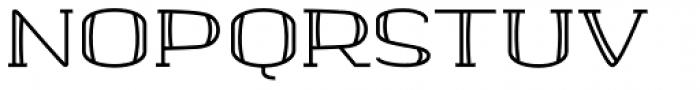 banister Bold SemiExpanded Font UPPERCASE