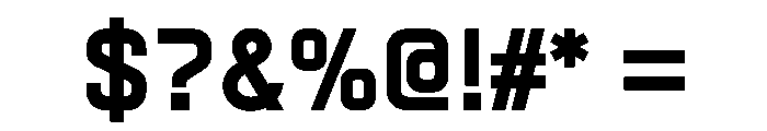 BABCOCK Bold Font OTHER CHARS