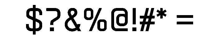 BABCOCK Medium Font OTHER CHARS