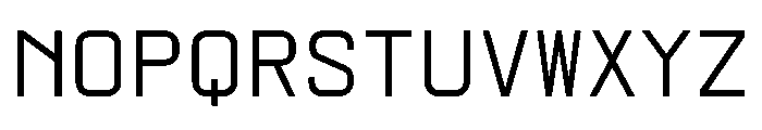 BABCOCK Regular Font LOWERCASE