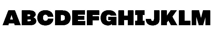 BALGrotesk Black Instance Font UPPERCASE