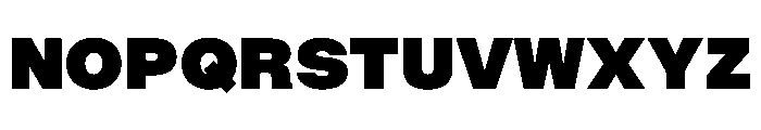 BALGrotesk Black Instance Font UPPERCASE