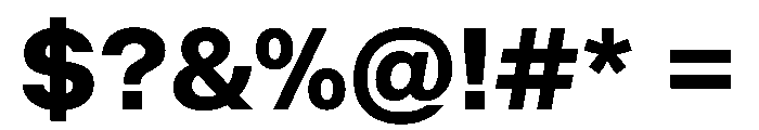 BALGrotesk Bold Instance Font OTHER CHARS