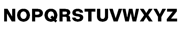 BALGrotesk Bold Instance Font UPPERCASE