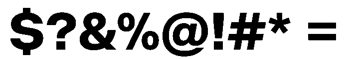 BALGrotesk Bold Font OTHER CHARS