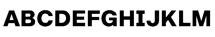 BALGrotesk Bold Font UPPERCASE