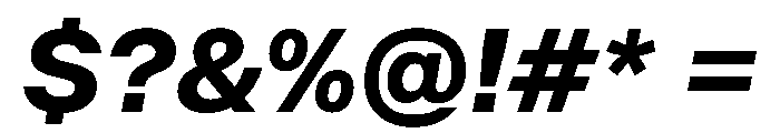 BALGrotesk BoldItalic Font OTHER CHARS