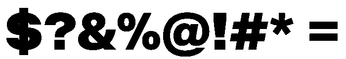 BALGrotesk ExtraBold Instance Font OTHER CHARS