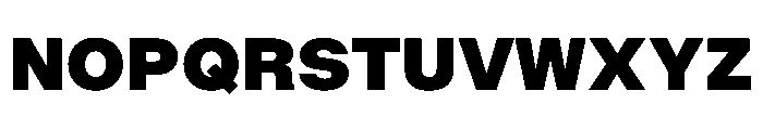BALGrotesk ExtraBold Instance Font UPPERCASE
