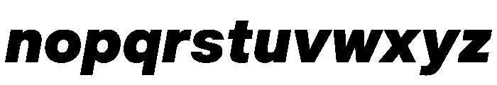 BALGrotesk ExtraBoldItalic Instance Font LOWERCASE