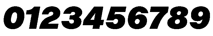 BALGrotesk ExtraBoldItalic Font OTHER CHARS
