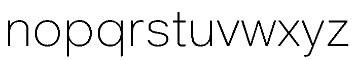 BALGrotesk ExtraLight Instance Font LOWERCASE