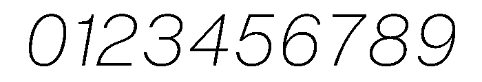 BALGrotesk ExtraLightItalic Instance Font OTHER CHARS