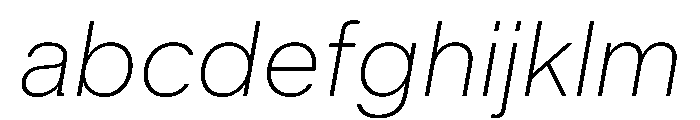 BALGrotesk ExtraLightItalic Instance FONT