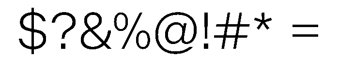 BALGrotesk Light Instance Font OTHER CHARS