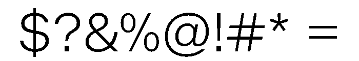 BALGrotesk Light Font OTHER CHARS