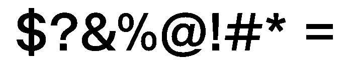 BALGrotesk Medium Instance Font OTHER CHARS