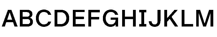 BALGrotesk Medium Instance Font UPPERCASE