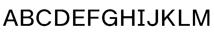 BALGrotesk Regular Instance Font UPPERCASE