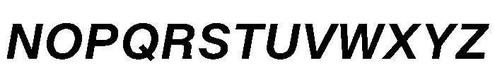 BALGrotesk SemiBoldItalic Instance Font UPPERCASE