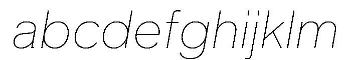 BALGrotesk ThinItalic Instance FONT
