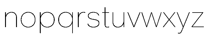 BALGrotesk Thin Font LOWERCASE