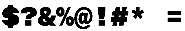 BALGroteskMono Black Instance Font OTHER CHARS