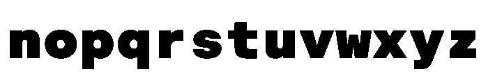 BALGroteskMono Black Instance Font LOWERCASE