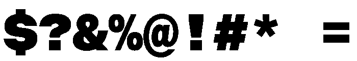 BALGroteskMono Black Font OTHER CHARS